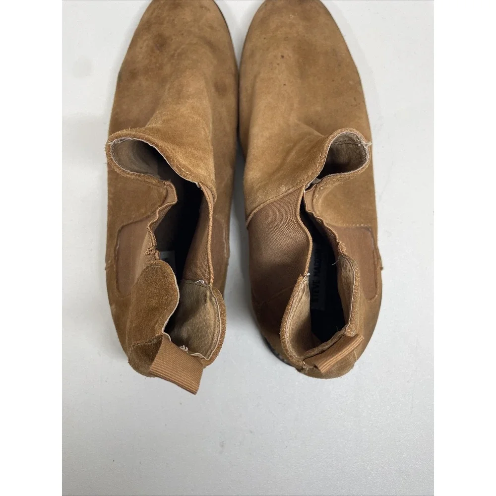 Steve Madden Men's‎ Slip On Ankle Boots Brown Size 13M